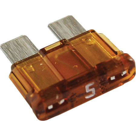 BLUE SEA SYSTEMS Blue Sea Systems 5239-BSS ATO / ATC Fuse - 5 Amp, Pack of 2 5239-BSS